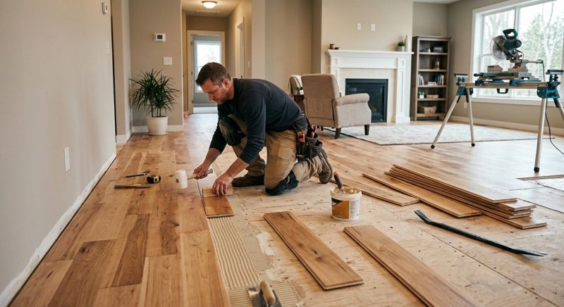 Engineered Wood Installation in Biddeford, ME