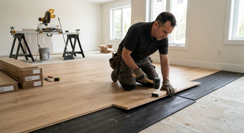 Engineered Wood Installation in Biddeford, ME