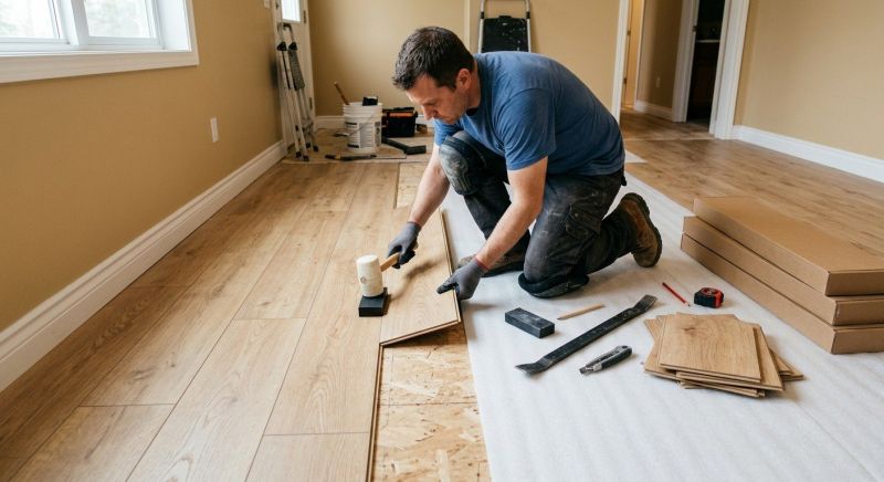 Laminate Floor Installation in Biddeford, ME