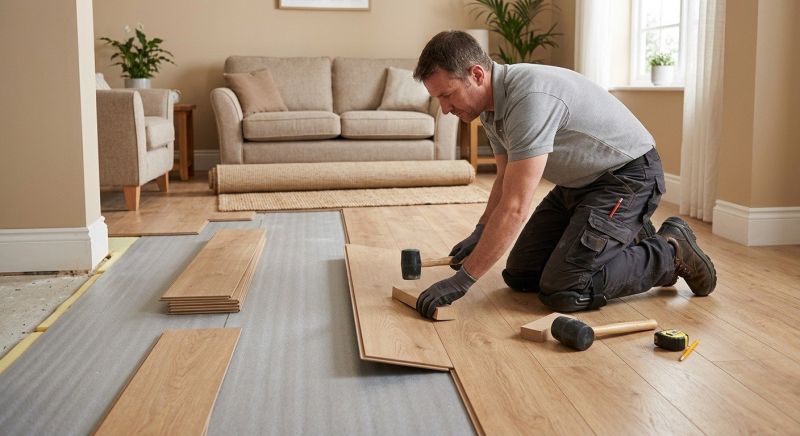 Laminate Floor Installation in Sanford, ME