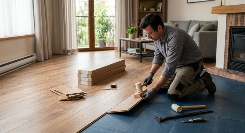 Laminate Floor Installation in South Portland, ME