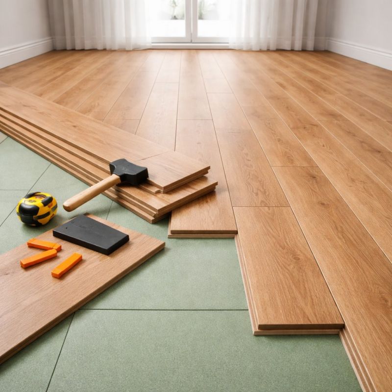 Laminate Floor Installation in Steep Falls, ME