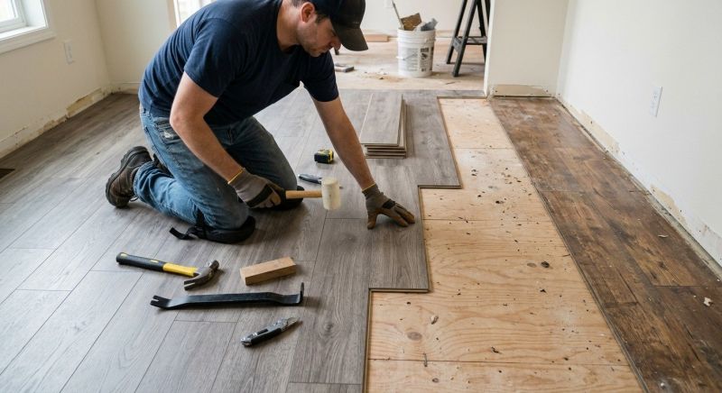 Laminate Floor Replacement in Cumberland County, ME