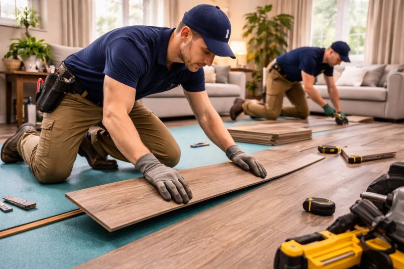 Laminate Floor Replacement in Biddeford, ME