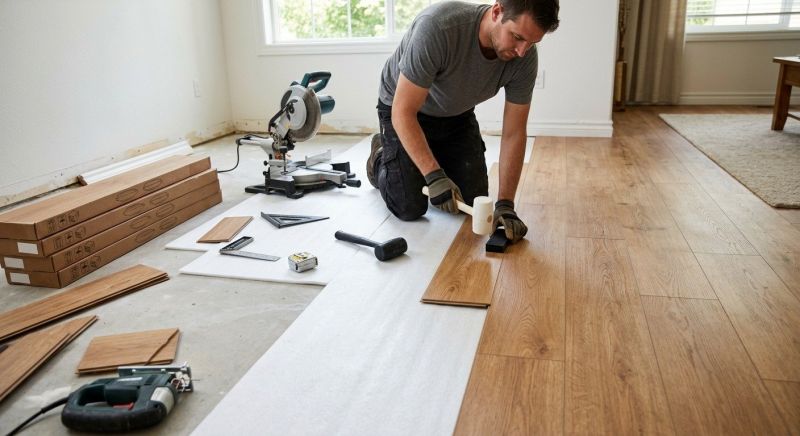Laminate Floor Replacement in York County, ME