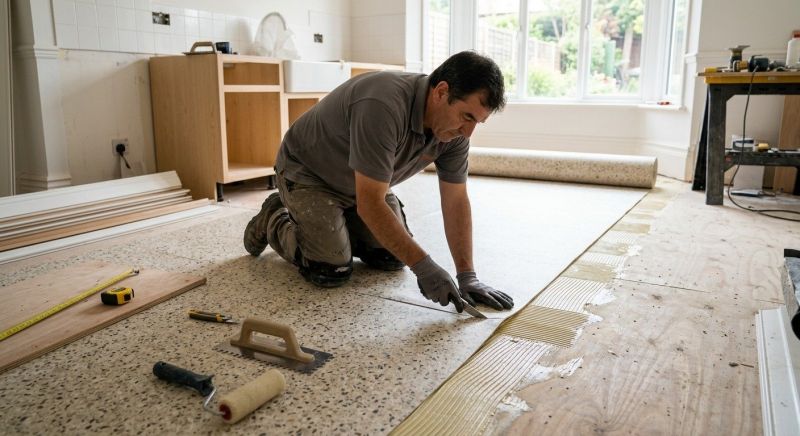 Linoleum Floor Installation in Cape Neddick, ME