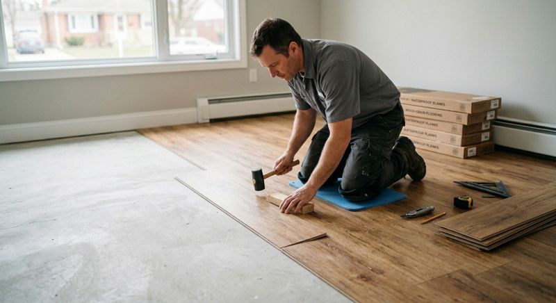 Linoleum Floor Installation in Kennebunk, ME