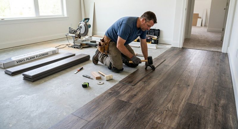 Linoleum Floor Installation in North Waterboro, ME