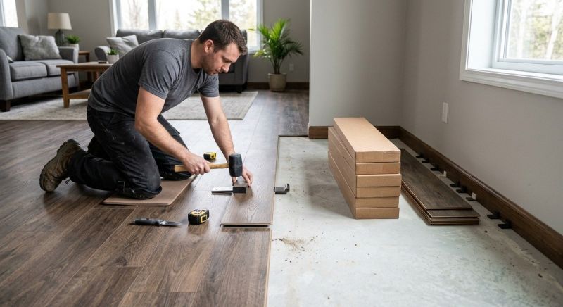 Lvt Flooring Installation in Limerick, ME