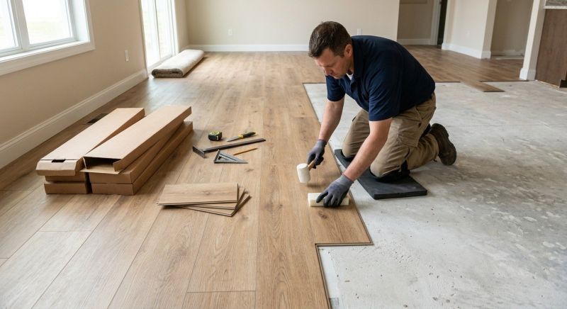 Lvt Flooring Installation in Waterboro, ME