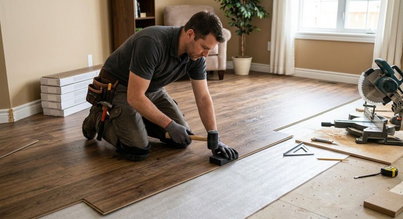 Plank Laminate Installation in Biddeford, ME