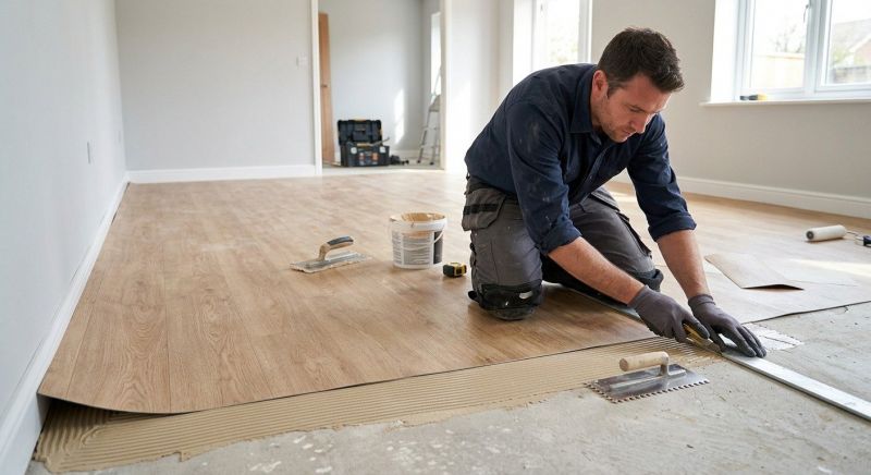 Sheet Flooring Installation in Acton, ME