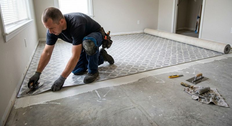 Sheet Flooring Installation in Kennebunkport, ME