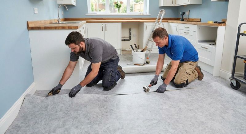 Sheet Linoleum Installation in Biddeford, ME