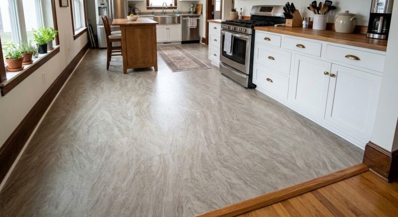 Sheet Linoleum Installation in Windham, ME