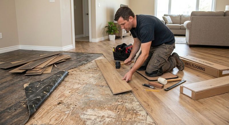Vinyl Flooring Installation in Biddeford, ME