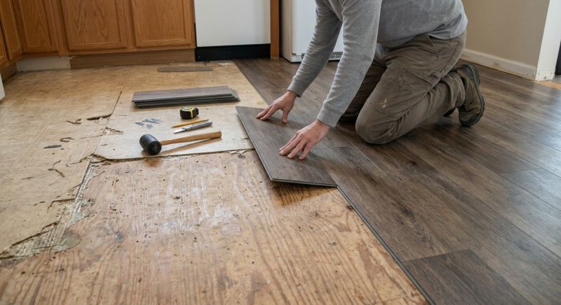 Vinyl Flooring Installation in Sanford, ME